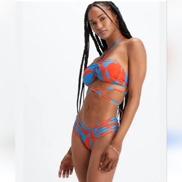 Fabletics Other - Fabletics Wrap-Around Bandeau Bikini New XL